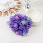 Мочалка для тела с поролоном Доляна, 30 гр, цвет МИКС - Фото 2