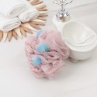 Мочалка для тела с поролоном Доляна, 30 гр, цвет МИКС - Фото 3