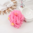 Мочалка для тела с поролоном Доляна, 30 гр, цвет МИКС - Фото 4