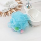 Мочалка для тела с поролоном Доляна, 30 гр, цвет МИКС - Фото 5