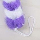 Мочалка для тела Доляна «Косичка», 90 гр, цвет МИКС - Фото 5