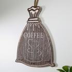 Крючки декоративные дерево "Мешок с кофе" 23,5х18х2,8 см - фото 33155583