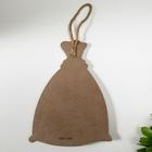 Крючки декоративные дерево "Мешок с кофе" 23,5х18х2,8 см - фото 33155585