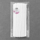 Тесьма декоративная «Шанель», 8 мм, 10±1 м, белая - Фото 3