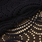 Кружевная эластичная ткань «Бесконечность», 180 мм × 2.7 ± 0.5 м, цвет чёрный - Фото 2