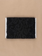 Кружевная эластичная ткань «Узоры», 175 мм, 2.7±0.5 м, чёрная - Фото 4