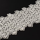 Кружево гипюровое, 80 мм × 6,8 ± 0,5 м, цвет айвори - Фото 2