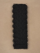 Кружево гипюровое, 80 мм, 6.8±0.5 м, цвет чёрный - Фото 3