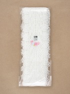 Кружево гипюровое, 80 мм, 6.8±0.5 м, белое - Фото 4