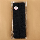 Кружево гипюровое, 80 мм, 6.8±0.5 м, цвет чёрный - Фото 3