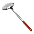 Шумовка для казана Шафран, 43 см, диаметр 16 см, узбекская, с деревянной ручкой, металл - Фото 10