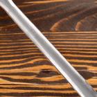Поварешка для казана узбекская 42см, диаметр 12см с деревянной ручкой - Фото 7