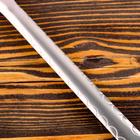 Шумовка для казана узбекская 45см, диаметр 12см, с деревянной ручкой - фото 4315571