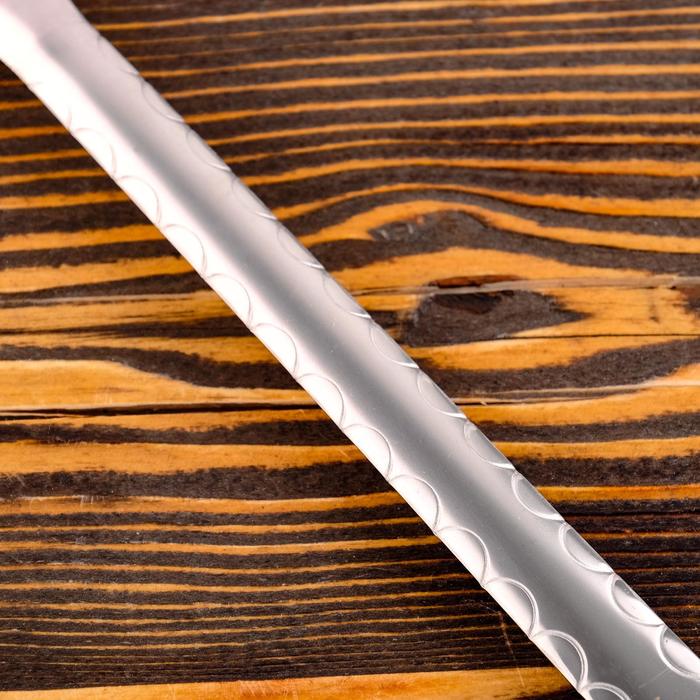Шумовка для казана узбекская 45см, диаметр 12см, с деревянной ручкой - фото 1911498107