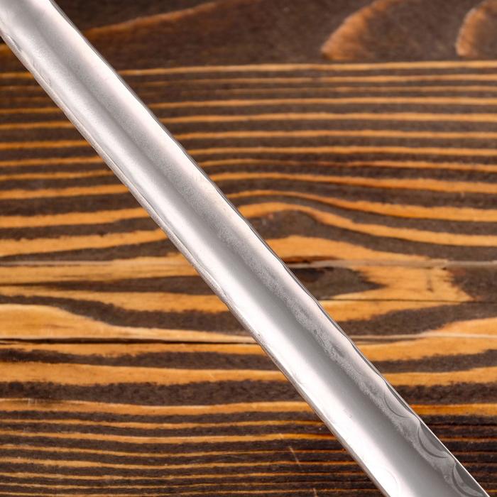 Шумовка для казана узбекская 48см, диаметр 17см, с деревянной ручкой - фото 1905710605