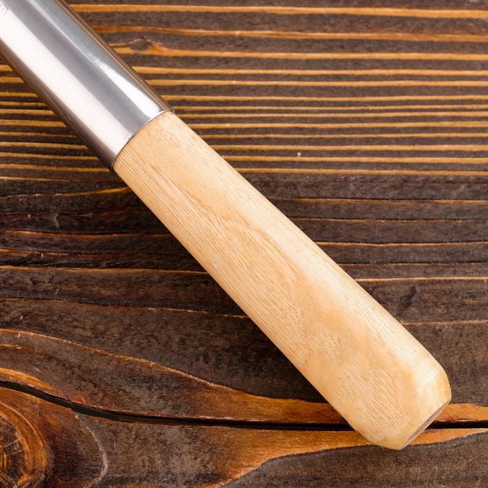 Поварешка для казана узбекская 52см, светлая деревянная ручка - фото 1882121861