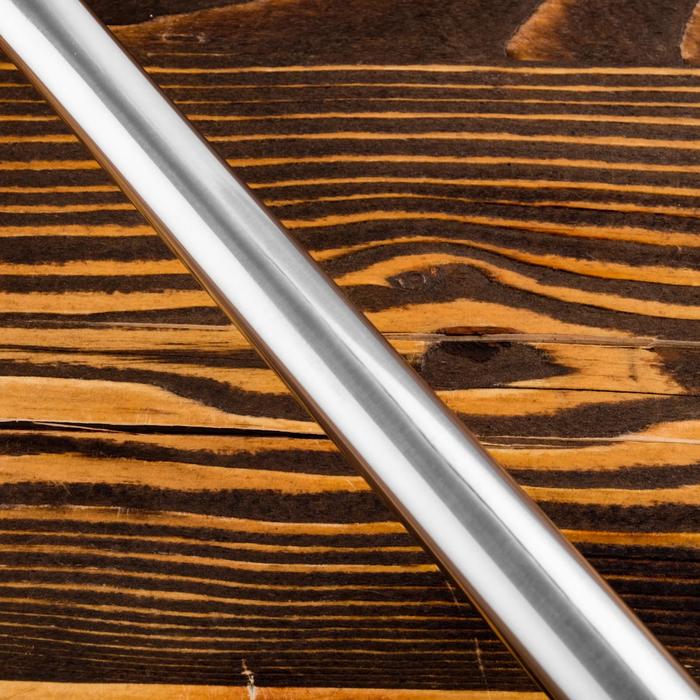 Шумовка для казана узбекская 53см, диаметр 15см, светлая деревянная ручка - фото 1911498159