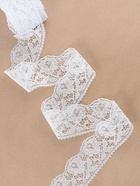 Кружево капроновое, 60 мм, 10±1 м, белое - Фото 2