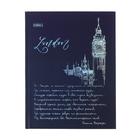Бизнес-блокнот А5, 80 листов "Лондон", твёрдая обложка, матовая ламинация, фольгирование - Фото 1