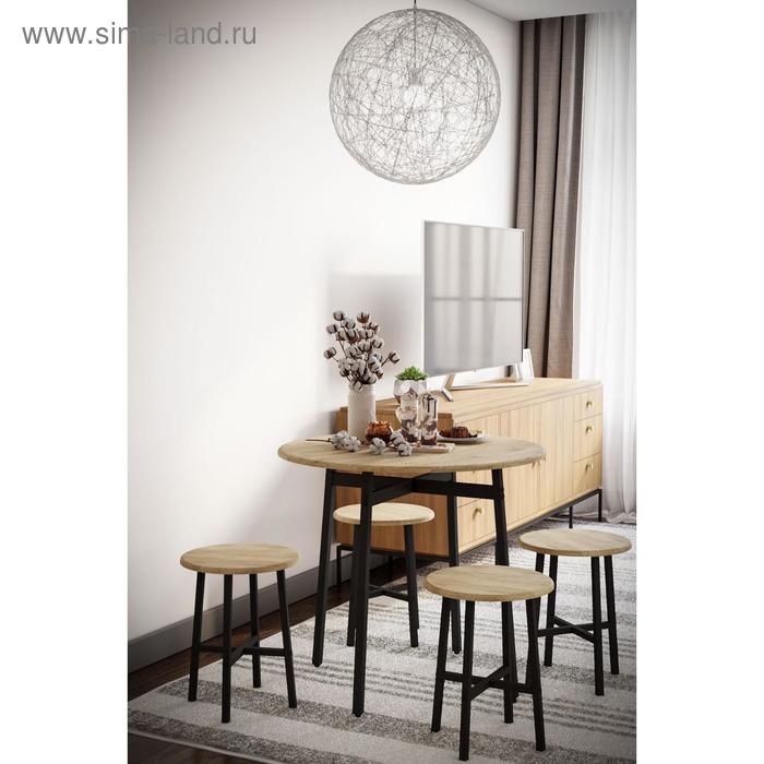 Стол обеденный «Медисон», 800 × 800 × 720 мм, цвет дуб сонома - Фото 1