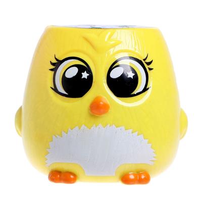 Набор для опытов, для детей «Пташки, выращиваем травку», растение в жёлтом горшочке