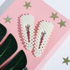 Заколки для волос «Будь стильной кисой», 2 шт, 7 х 2,5 см - Фото 2