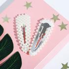 Заколки для волос «Будь стильной кисой», 2 шт, 7 х 2,5 см - Фото 3
