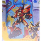 Постельное бельё Transformers на голубом фоне 1,5 сп., размер 145х210 см, 150х215 см, 50х70 см-1 шт. - Фото 1