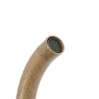 Смеситель для кухни Accoona A4594KE, однорычажный, высокий излив, латунь, песочный - Фото 4