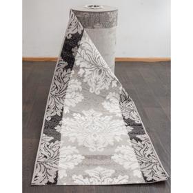 Ковровая дорожка Merinos Silver, размер 120x3000 см, цвет gray