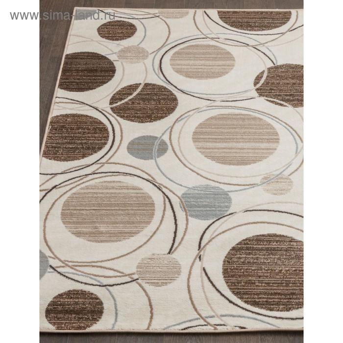 Ковёр прямоугольный Merinos Valencia Deluxe, размер 300x400 см, цвет cream-brown - Фото 1