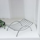 Мыльница на ножках, 13,5×9×2 см - Фото 2