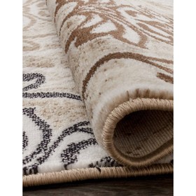 

Ковёр овальный Valencia deluxe d310, размер 300x400 см, цвет cream-brown