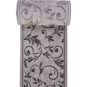 Ковровая дорожка Merinos Silver, размер 100x3000 см, цвет light gray