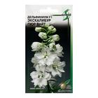 Семена цветов Дельфиниум "Экскалибур Пюр Вайт", 10 шт. - Фото 1