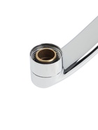 Излив для смесителя ZEIN, 3/4", изогнутый, нерж. сталь, 40 см, аэратор пластик - Фото 1