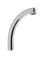 Излив для смесителя ZEIN «Утка», 3/4", по оси 14.5 см, нерж. сталь, аэратор пластик - Фото 4