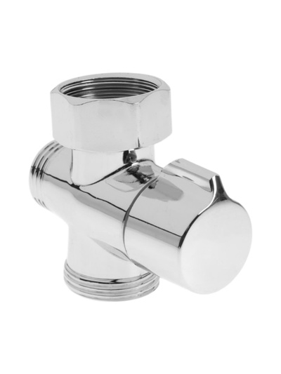 Дивертор ZEIN Z741, для смесителя, корпус цинк, керамика, цвет хром