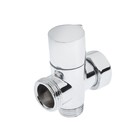 Дивертор ZEIN Z741, для смесителя, корпус цинк, керамика, цвет хром - Фото 2