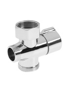 Дивертор ZEIN Z741, для смесителя, корпус цинк, керамика, цвет хром - Фото 2