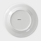 Тарелка фарфоровая обеденная Доляна «Зайка», d=25,5 см, цвет белый - Фото 7