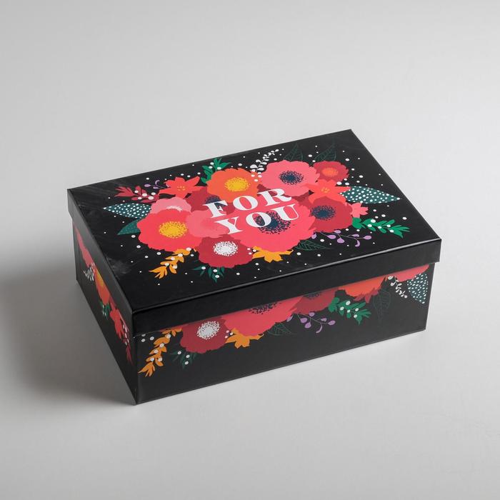 Набор коробок 3 в 1, упаковка подарочная, «Цветочный», 26 х 17 х 10‒32.5 х 20 х 12.5 см - фото 1907160133