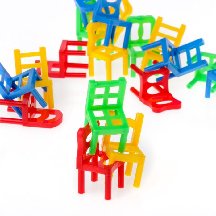 Развлекательные игрушки. Развлекательные наборы для детей. Настольная игра стульчики против дублей.