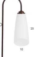 Торшер напольный BayerLux «3601/2», 2×15 Вт, Е27, коричневый - Фото 6