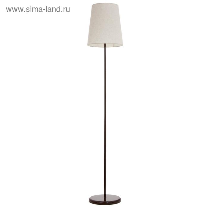 Торшер 6601 1×15 Вт Е27 коричневый - Фото 1