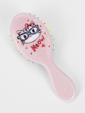 Расчёска массажная, 5.5×15(±1) см, МИКС