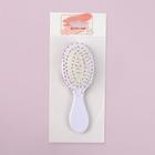 Расчёска массажная, 5,5 × 15 см, рисунок МИКС - фото 37542225