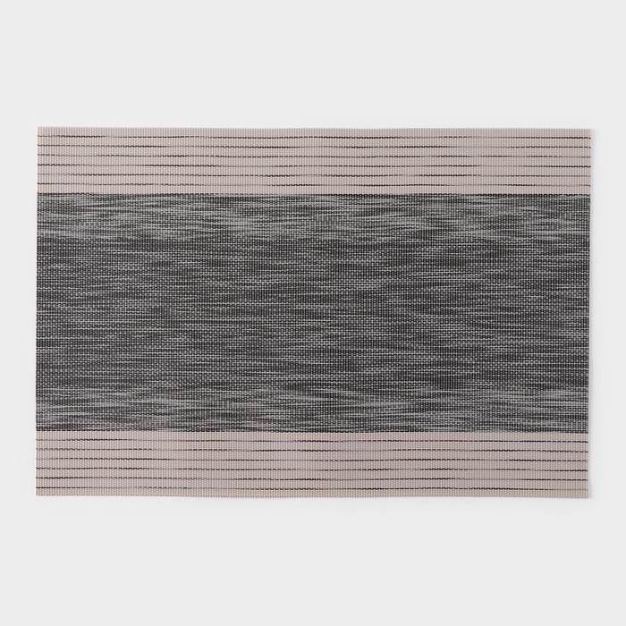 Салфетка сервировочная на стол «Космос», 45×30 см, цвет серый