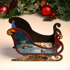 Шкатулка-подарочная «Сани новогодние», 28×11.5×20 см, МИКС - Фото 3