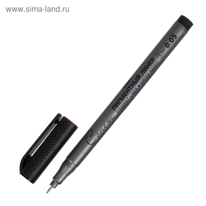 Ручка капиллярная для черчения ЗХК "Сонет" линер 0.05 мм, чёрный, 2341643 - Фото 1